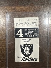 1986 raiders nfl d'occasion  Expédié en Belgium