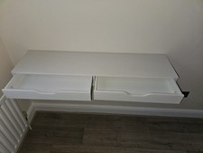 White ikea ekby for sale  LONDON
