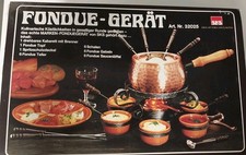 Fondue set 80er gebraucht kaufen  Werther