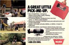 Guincho portátil 1989 impressão aviso 12 volts fonte de alimentação dois modelos 2000 lb 4000 comprar usado Guincho portátil 1989 impressão aviso 12 volts fonte de alimentação dois modelos 2000 lb 4000 comprar usado  Enviando para Brazil