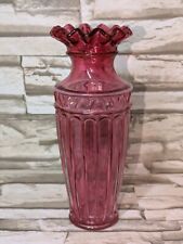 Fenton cranberry vase for sale  Sicklerville