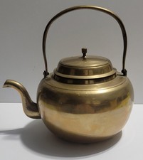Vintage brass teapot for sale  Garfield