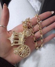 Gold wagon pendant for sale  BRISTOL