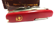 Faca Deluxe Army #76 Superior Multiuso 12 lâminas com caixa org vermelha hdle comprar usado  Enviando para Brazil