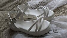 Ladies white sandals for sale  WALSALL