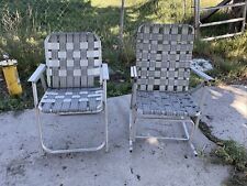 Vtg aluminum folding for sale  Helper