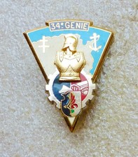 Insigne 34e régiment d'occasion  Perpignan-