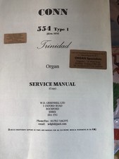 Conn trinidad service for sale  SOUTHPORT