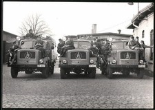 Fotografie Krefeld, Lastwagen Magirus-Deutz Mercur, Feuerwehr Löschzug einer Fe  comprar usado  Enviando para Brazil