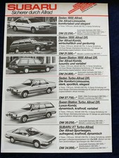 1985 subaru 1800 d'occasion  Expédié en Belgium