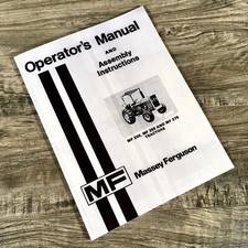 Usado, Massey Ferguson Mf 255 265 275 Operadores de Trator Manual do Proprietário Antes de 9A349200 comprar usado  Enviando para Brazil