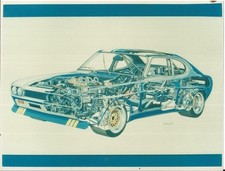 Ford capri cutaway d'occasion  Expédié en Belgium