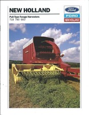 Folheto de equipamentos agrícolas - New Holland 718 790 900 colheitadeira de forragem 1990 (F7042) comprar usado  Enviando para Brazil