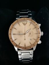 Cronografo armani gold usato  Modica