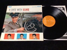 ELVIS PRESLEY LP LSP-2011(e) A DATE WITH ORANGE FLEX VINYL NM TO MT BEAUTY comprar usado  Enviando para Brazil