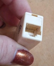 Adaptador plugue telefone plugue padrão 605 para soquete modular Rj11 - N692 $4 EXPRESSO  comprar usado  Enviando para Brazil