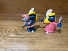 Vintage smurf figures.smurfett for sale  LONDON
