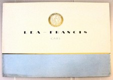 Folheto de vendas de carros LEA FRANCIS 12 hp + 14 hp c1938, usado comprar usado  Enviando para Brazil