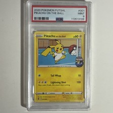Usado, 2020 POKEMON FUTSAL #001 PIKACHU ON THE BALL PSA 9 comprar usado  Enviando para Brazil
