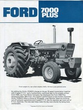 Ford 7000 brochure d'occasion  Expédié en Belgium