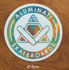 Aufkleber Sticker Aluminati Streetsurf Longboard Skateboard  comprar usado  Enviando para Brazil