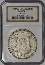 1754 mexico silver for sale  Great Lakes