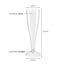 Sekt gläser kunststoff gebraucht kaufen  Pulheim