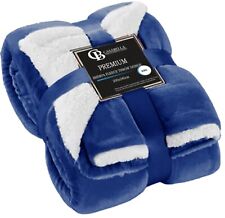 Sherpa fleece blanket for sale  BRADFORD
