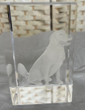 Labrador dog glass for sale  CHARD