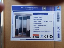 folding chrome bath shower screen for sale folding chrome bath shower screen for sale WESTCLIFF-ON-SEA