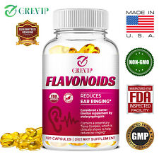 Cápsulas de flavonóides 1000mg-alívio do zumbido audição avançada anelar suporte calmo comprar usado  Enviando para Brazil