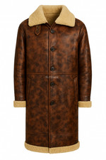 Shearling coat men for sale  KING'S LYNN