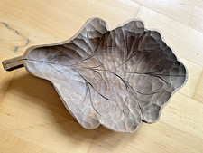 Holzblatt holzschale geschnitz gebraucht kaufen  Innenstadt