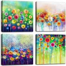 Abstract floral canvas for sale  USA