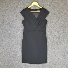 Vestido feminino basco tamanho 10 preto elástico carreira trabalho escritório corporativo comprar usado  Enviando para Brazil