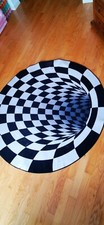 Teppich schwarz weiss gebraucht kaufen  Jena