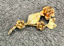 Vintage roses brooch for sale  Sully