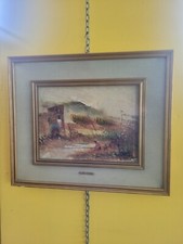 Paesaggio rurale olio usato  Lesegno
