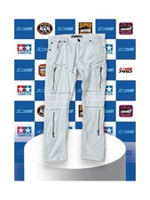 Jeans masculino Demolition ajuste descontraído - Branco no tamanho 36 cintura 28,5 costura interna cintura regular comprar usado  Enviando para Brazil