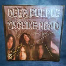 Deep Purple - disco de vinil assinado - Machine Head Quadradisc - 5 assinaturas comprar usado  Enviando para Brazil