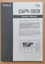 Roland gr33 user for sale  WEYMOUTH