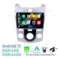 Rádio de carro 4+64GB Android 13 estéreo carplay GPS navegação para Kia Cerato Forte 2008-13, usado comprar usado  Enviando para Brazil