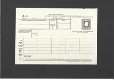 GB Postal Stationery 1916 KGV 9d dark brown Inland Telegraph Form size b TP21bc comprar usado  Enviando para Brazil