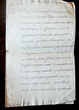 1734 lettre chancelier d'occasion  Morestel