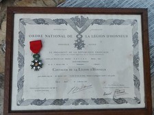 Médaille decoration legion d'occasion  Villecresnes