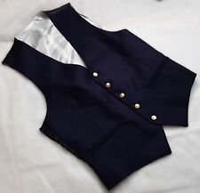 Colete Naval Desfile e Vestido Cerimonial Linha Branca 5 Botões Âncora Insígnia comprar usado  Enviando para Brazil