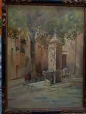 Tableau ancien aquarelle d'occasion  Privas