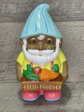 Garden Gnome Elf cerâmica rosa, amarelo e tenente azul cores Horizon Group EUA 2018 comprar usado  Enviando para Brazil