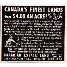 Canadian estate land for sale  Hinckley