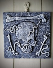 Skull bones plaque for sale  SOUTHAMPTON
